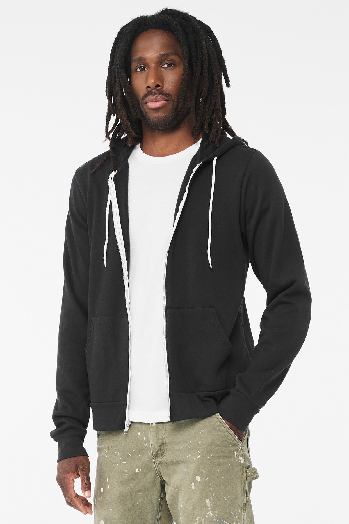 BELLA+CANVAS ® Unisex Sponge Fleece Full-Zip Hoodie. BC3739
