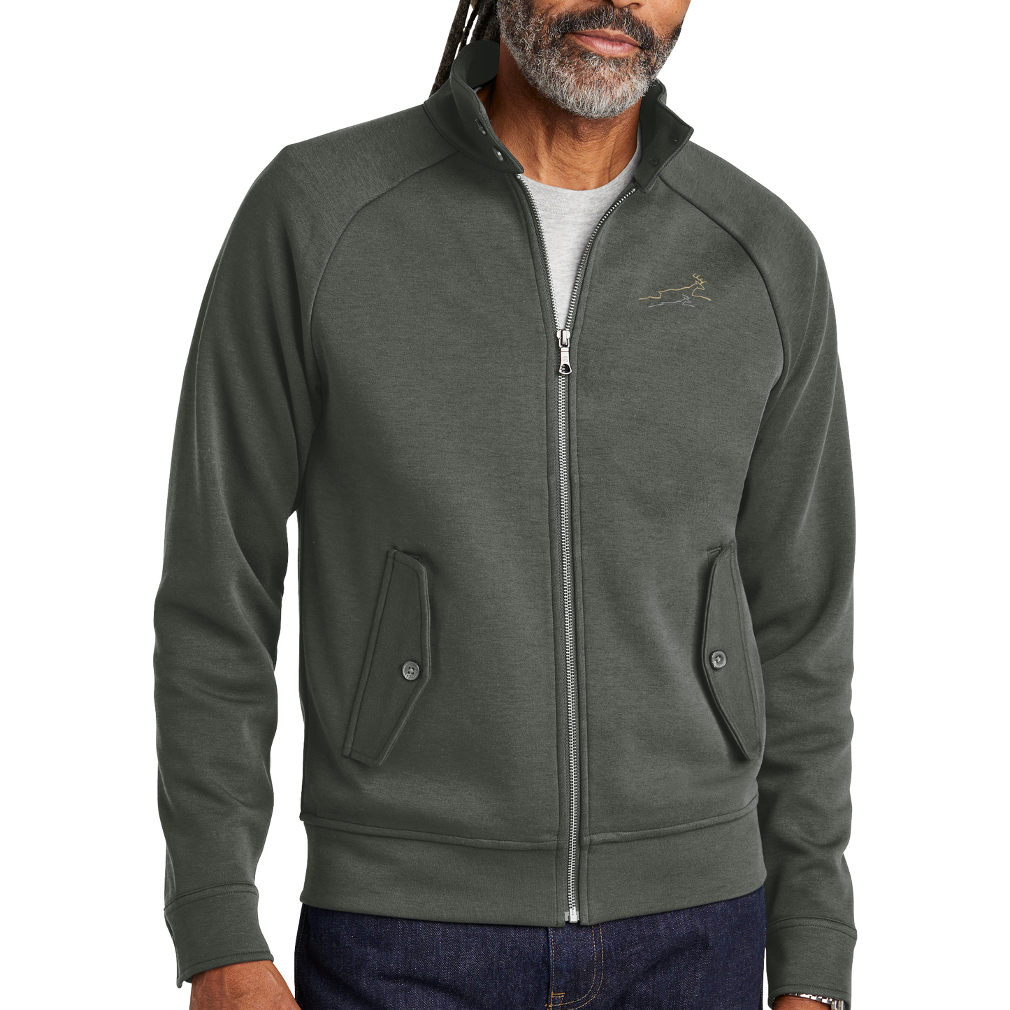 Brooks Brothers ® Double-Knit Full-Zip BB18210