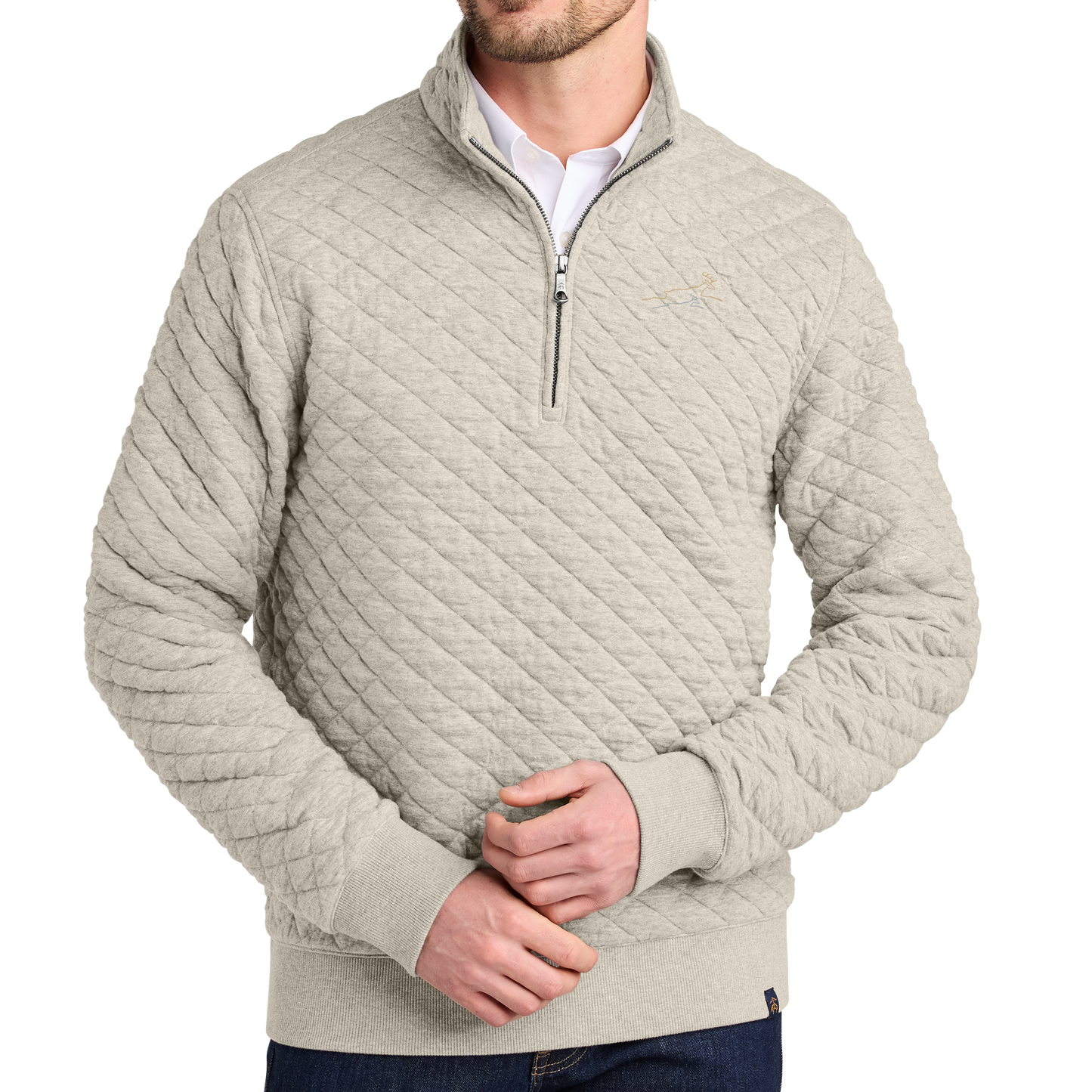 Brooks Brothers ® Diamond Quilt 1/4-Zip BB18212