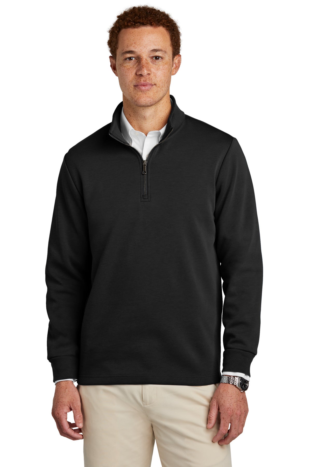 Brooks Brothers ®  Double-Knit 1/4-Zip BB18206