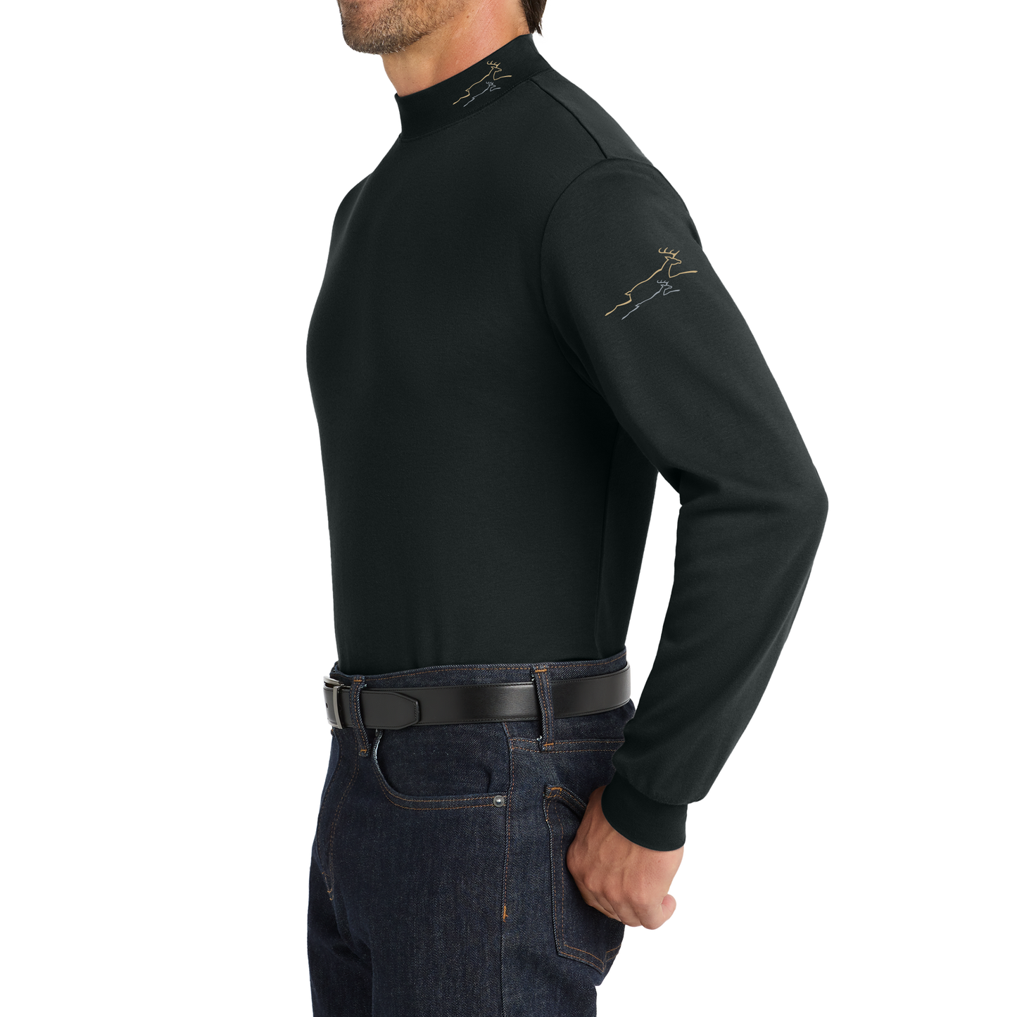 Port Authority® Interlock Knit Mock Turtleneck (Staff)